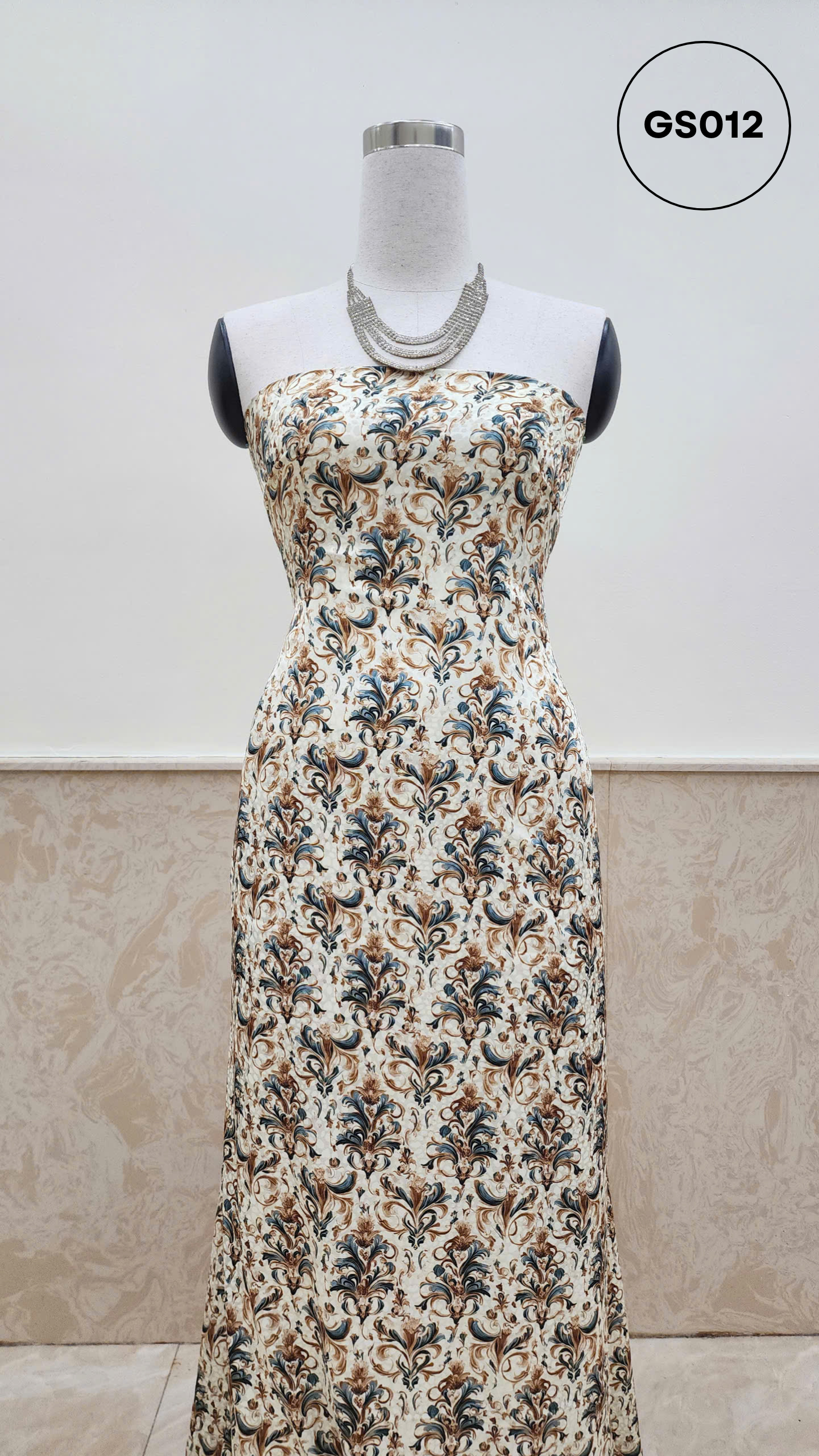 Caramel Dusk Kain Pasang Sutera Dobby 30D - Bidang 60 (GS012)