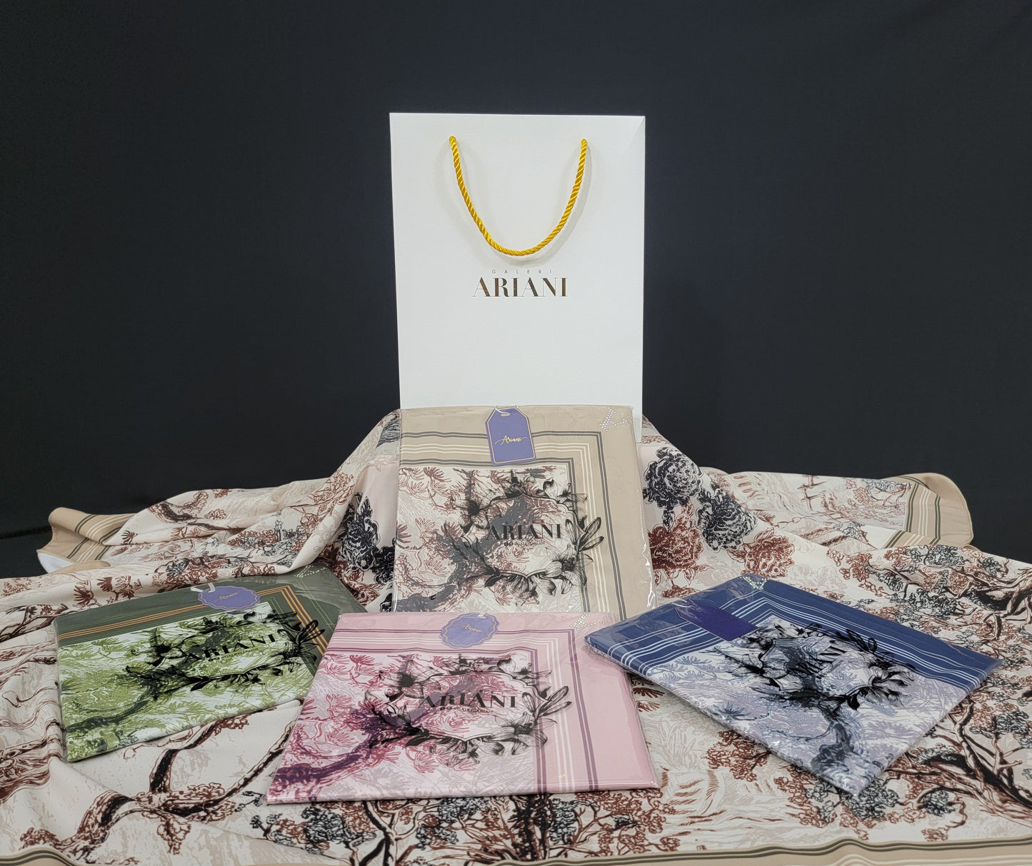 Ariani Inspired Printed Enchanted Forest Twill SQ Collection