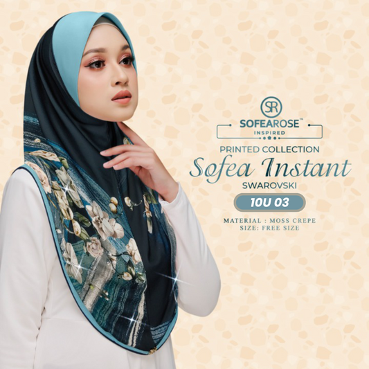 Sofearose Hijab Inspired Instant Sarung Crepe Collection (10U)