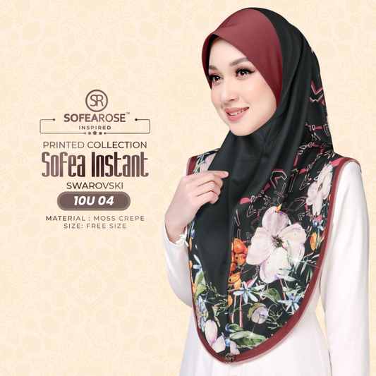 Sofearose Hijab Inspired Instant Sarung Crepe Collection (10U)