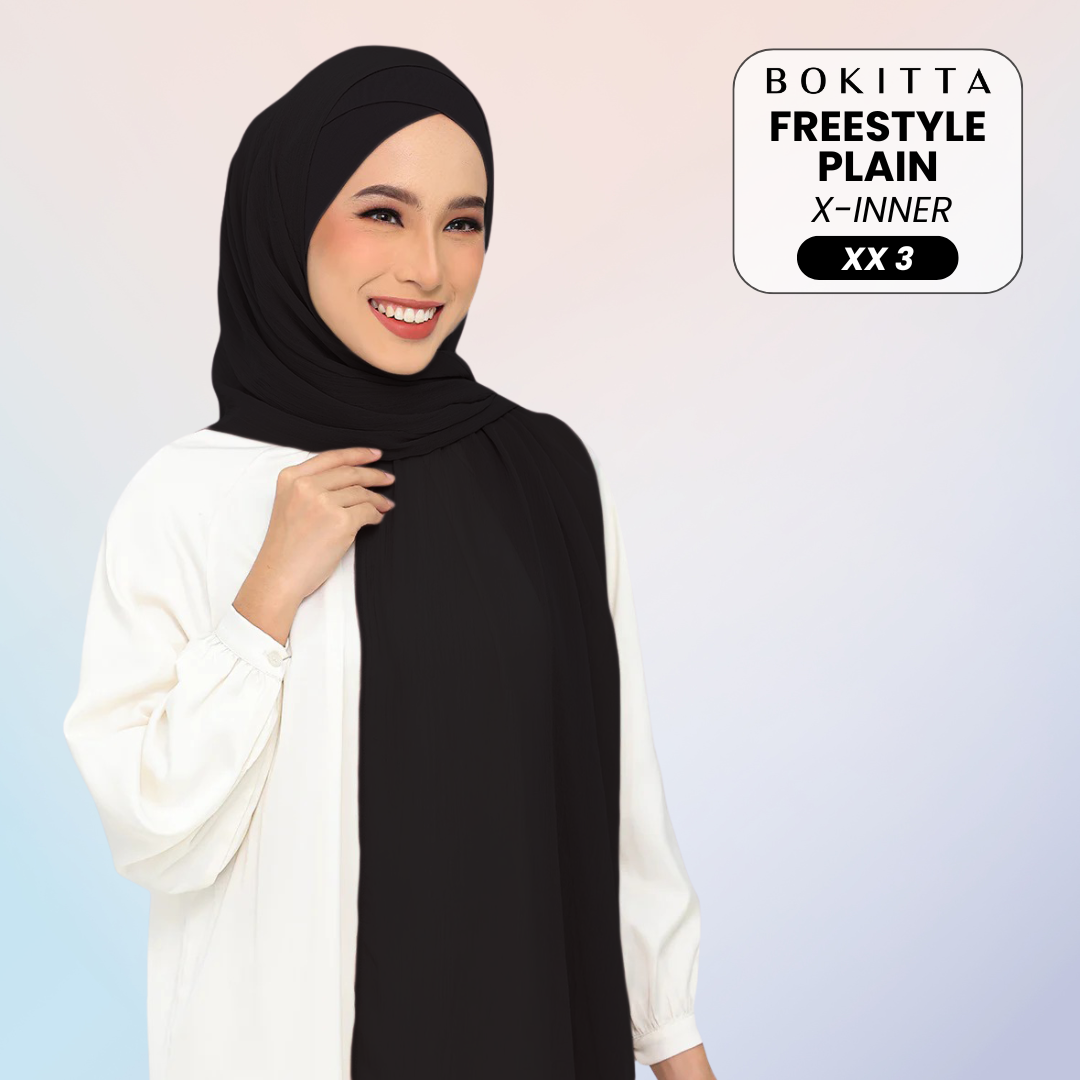Bokitta Inspired Plain Collection In Black - Free Box