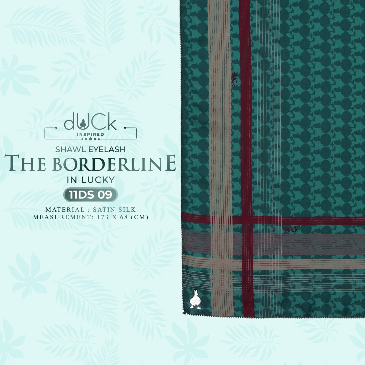 The Borderline dUCk Shawl Eyelash Collection RM14