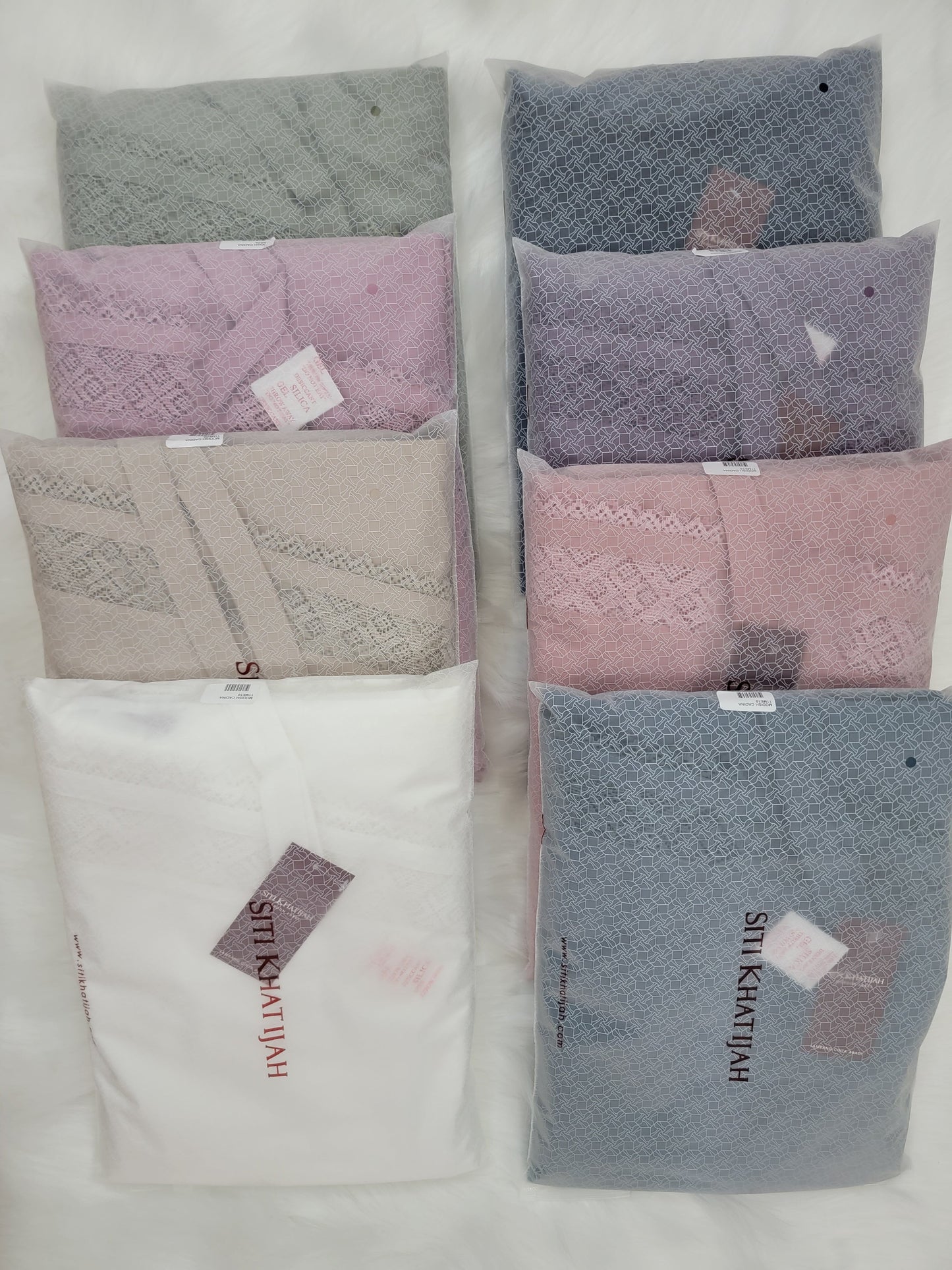 Telekung Siti Khadijah Signature Modish Cadina FREE Woven bag (11ME)