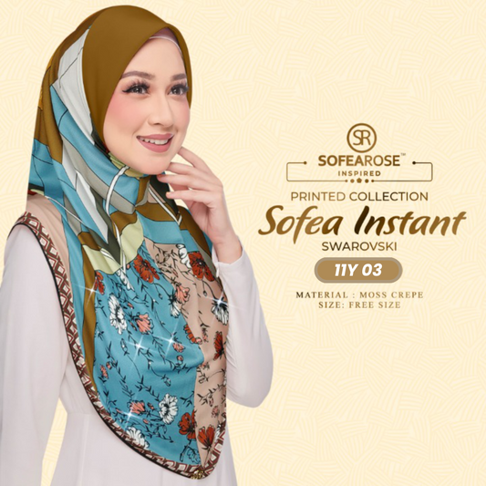 Sofearose Hijab Inspired Instant Sarung Crepe Collection (11Y)