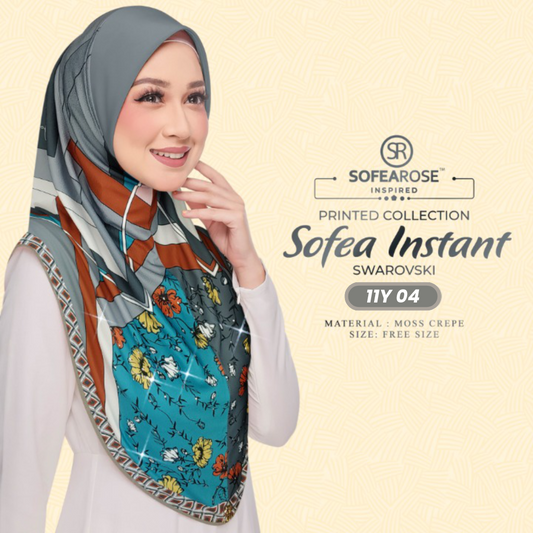 Sofearose Hijab Inspired Instant Sarung Crepe Collection (11Y)
