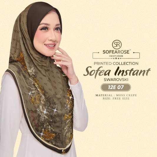 Sofearose Hijab Inspired Instant Sarung Crepe Collection (12E)