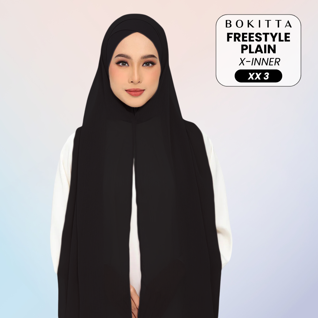 Bokitta Inspired Plain Collection In Black - Free Box