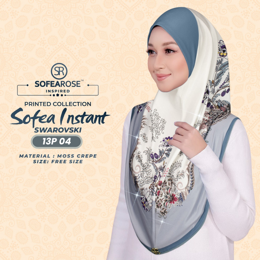 Sofearose Hijab Inspired Instant Sarung Crepe Collection (13P)