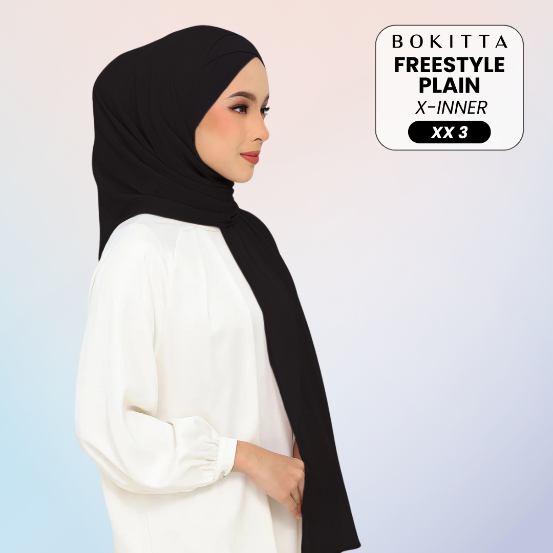 Bokitta Inspired Plain Collection In Black - Free Box