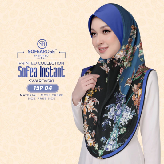 Sofearose Hijab Inspired Instant Sarung Crepe Collection (15P)