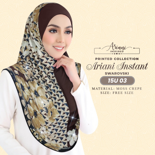 Ariani Hijab Inspired Instant Sarung Crepe Collection (15U)