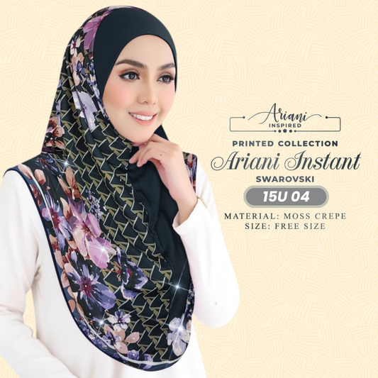 Ariani Hijab Inspired Instant Sarung Crepe Collection (15U)