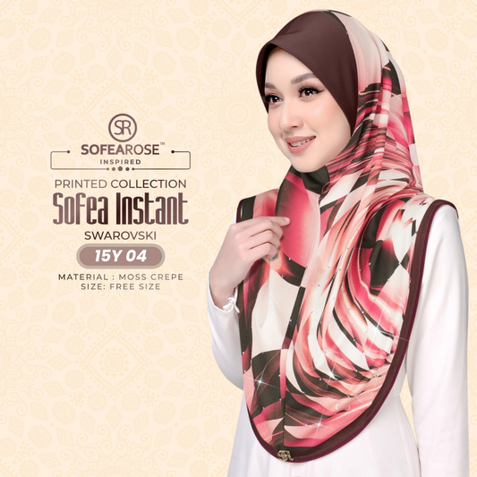 Sofearose Hijab Inspired Instant Sarung Crepe Collection (15Y)