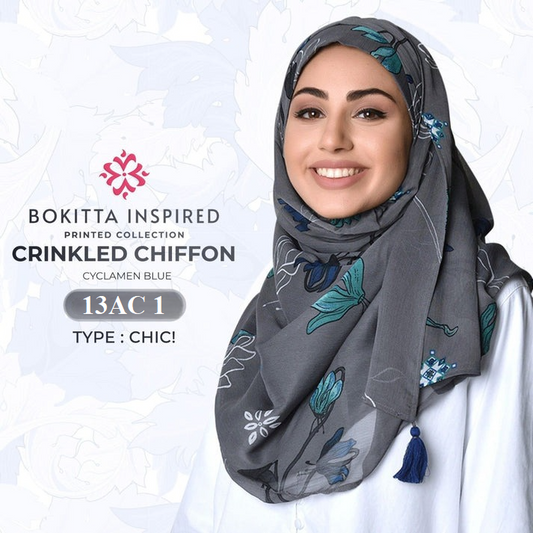 Bokitta CHIC! Printed Crinkled Chiffon Collection (13AC)