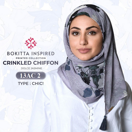 Bokitta CHIC! Printed Crinkled Chiffon Collection (13AC)