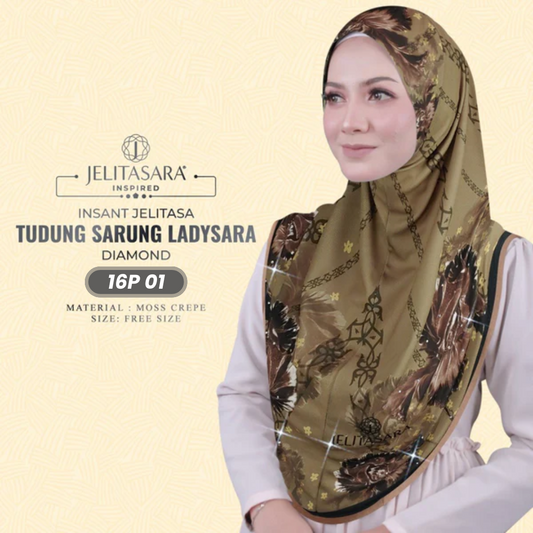 Jelitasara Hijab Inspired Instant Sarung Crepe Collection (16P)