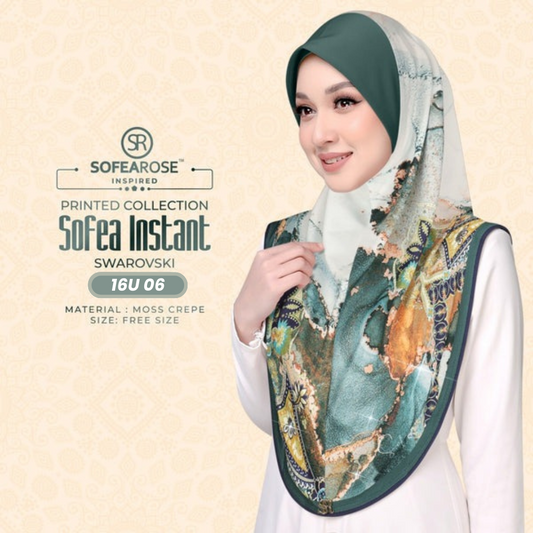 Sofearose Hijab Inspired Instant Sarung Crepe Collection (16U)