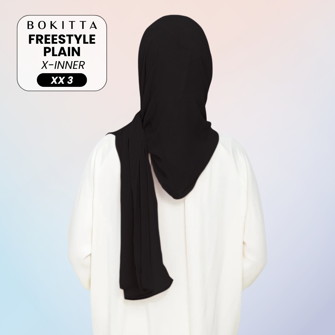 Bokitta Inspired Plain Collection In Black - Free Box