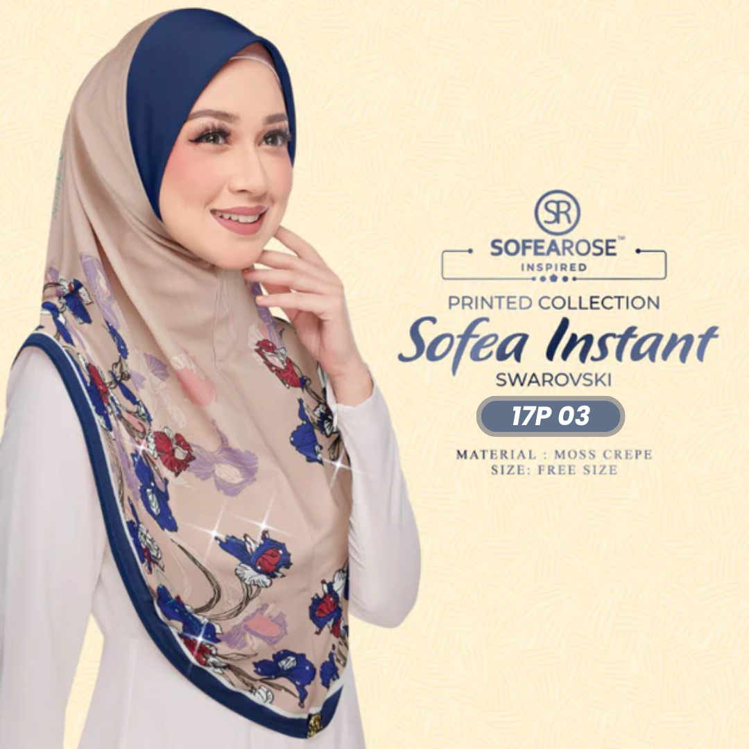 Sofearose Hijab Inspired Instant Sarung Crepe Collection (17P)