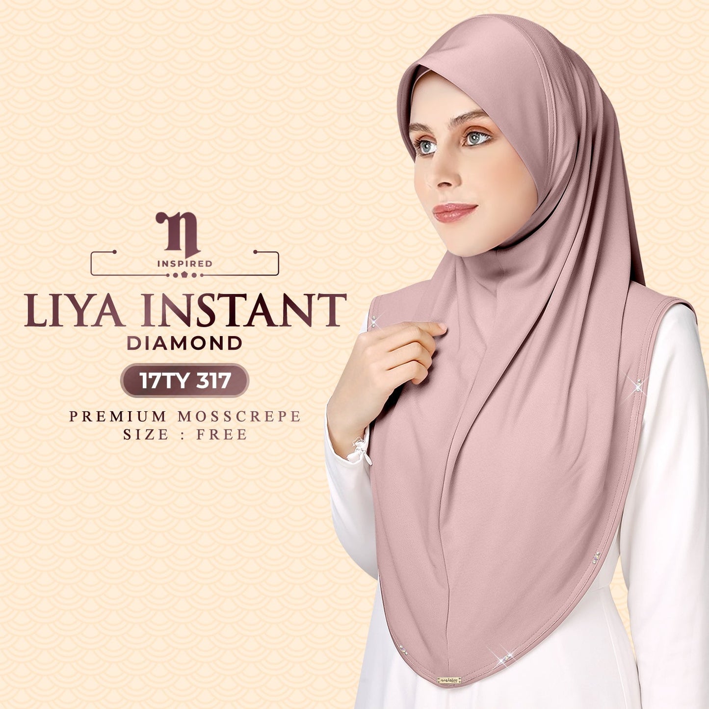 Naelofar Liya Instant Plain Collection