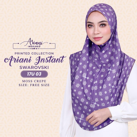 Ariani Hijab Inspired Instant Sarung Crepe Collection (17U)