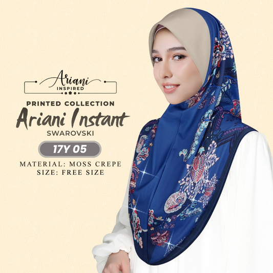 Ariani Hijab Inspired Instant Sarung Crepe Collection (17Y)
