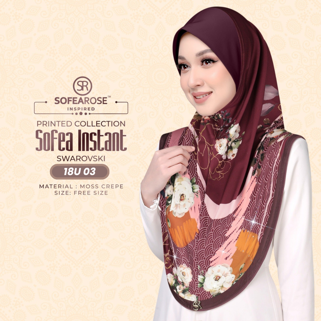 Sofearose Hijab Inspired Instant Sarung Crepe Collection (18U)