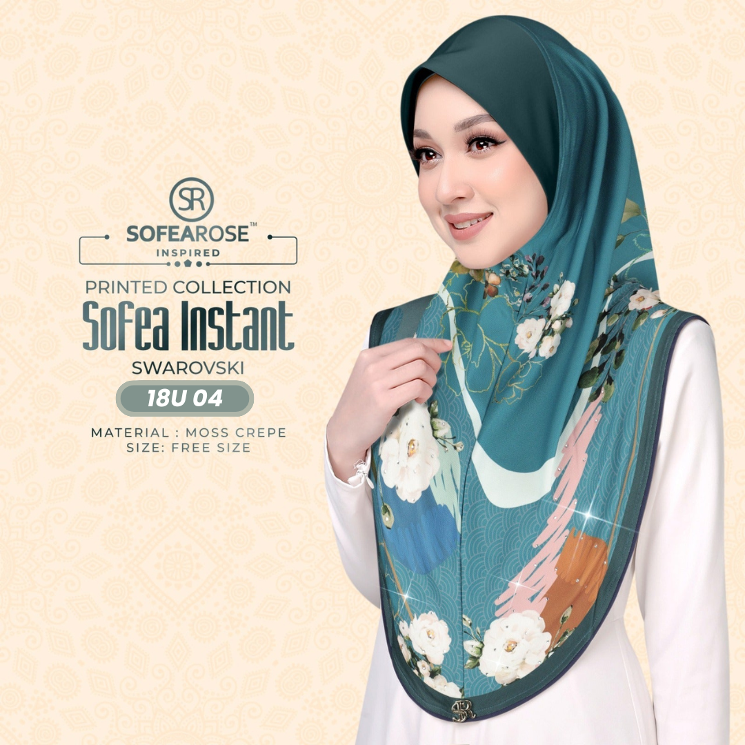 Sofearose Hijab Inspired Instant Sarung Crepe Collection (18U)