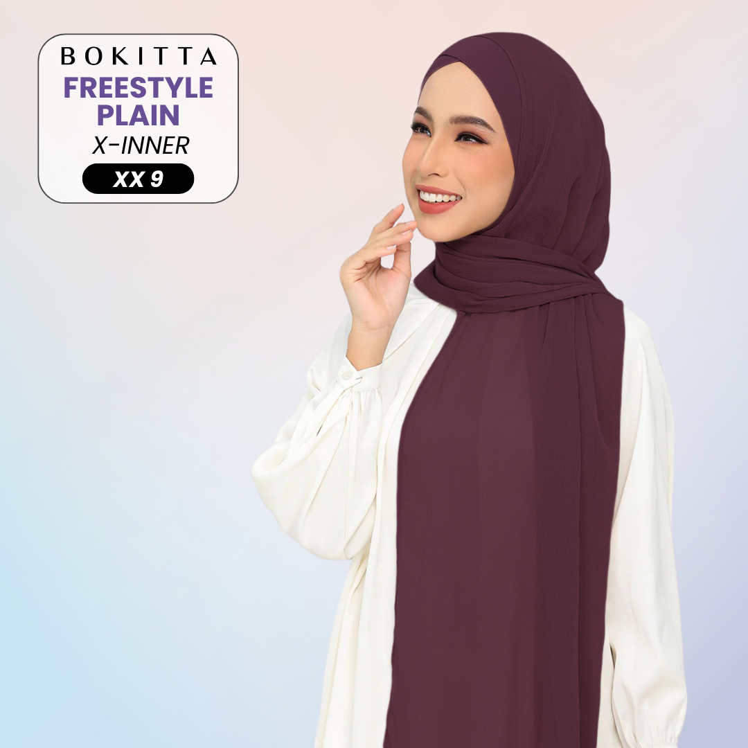 Bokitta Inspired Plain Collection In Purple - Free Box