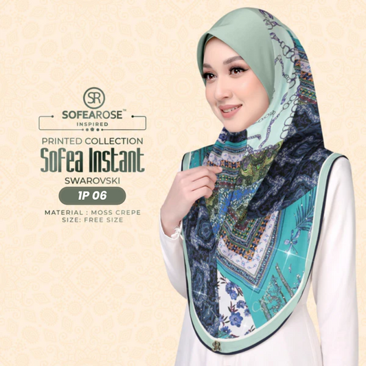 Sofearose Hijab Inspired Instant Sarung Crepe Collection (1P)