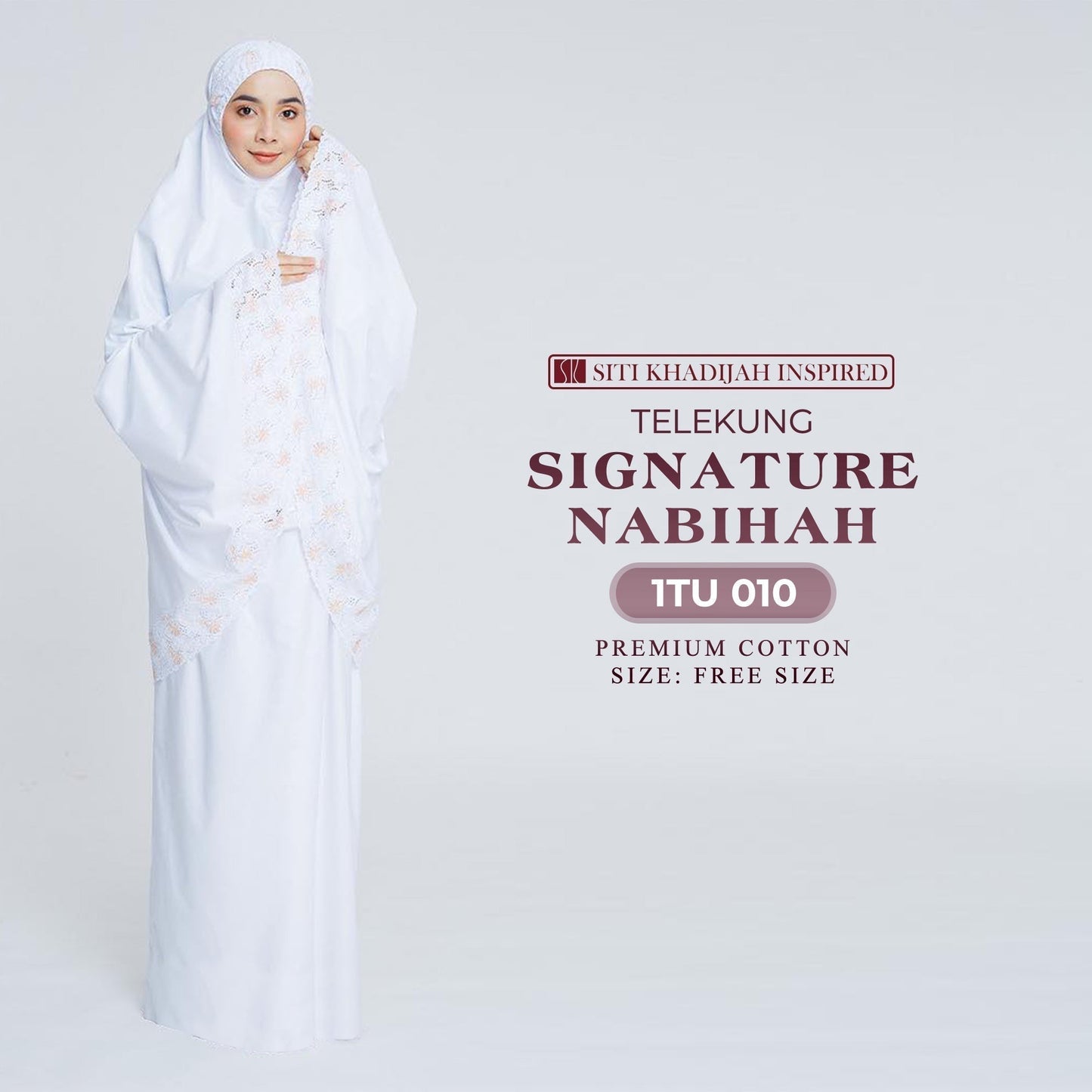 Telekung SK Signature Nabihah - Free Woven bag RM39