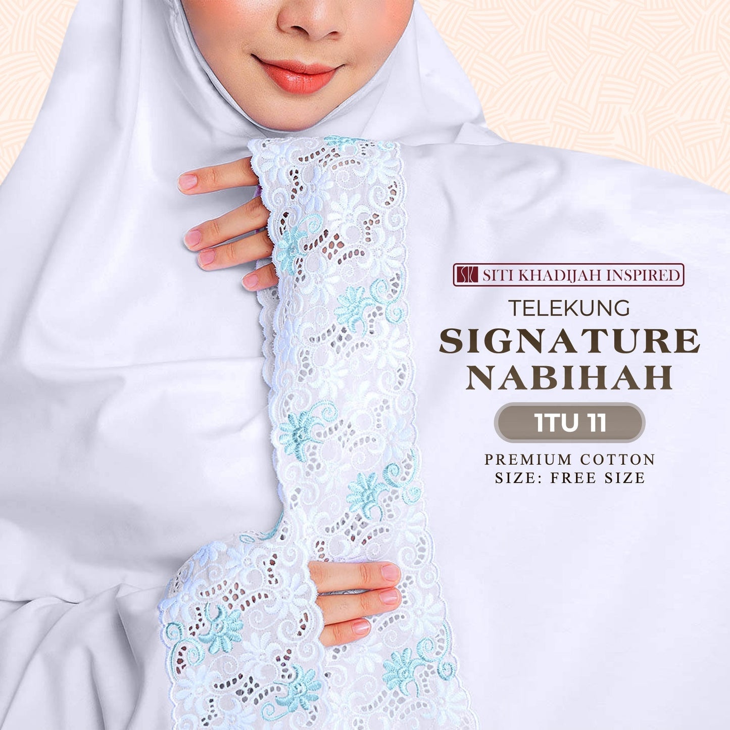 Telekung SK Signature Nabihah - Free Woven bag RM39