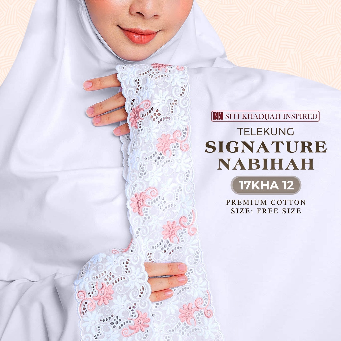 Telekung SK Signature Nabihah - Free Woven bag RM39