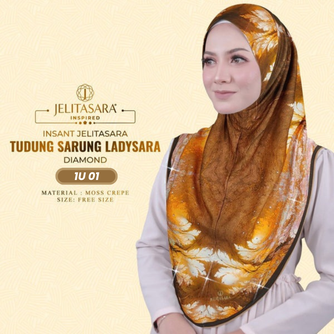 Jelitasara Hijab Inspired Instant Sarung Crepe Collection (1U)