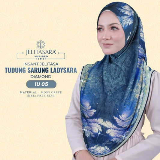 Jelitasara Hijab Inspired Instant Sarung Crepe Collection (1U)