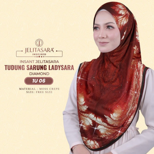 Jelitasara Hijab Inspired Instant Sarung Crepe Collection (1U)