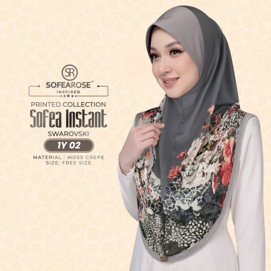 Sofearose Hijab Inspired Instant Sarung Crepe Collection (1Y)