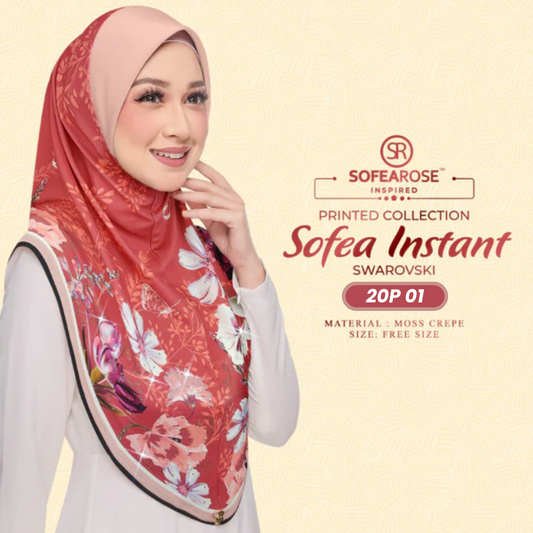Sofearose Hijab Inspired Instant Sarung Crepe Collection (20P)