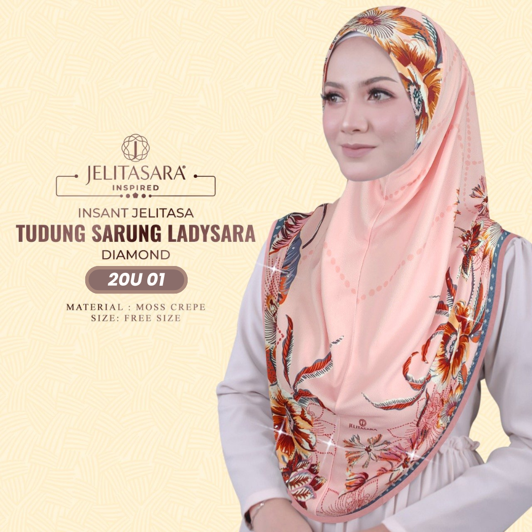 Jelitasara Hijab Inspired Instant Sarung Crepe Collection (20U)