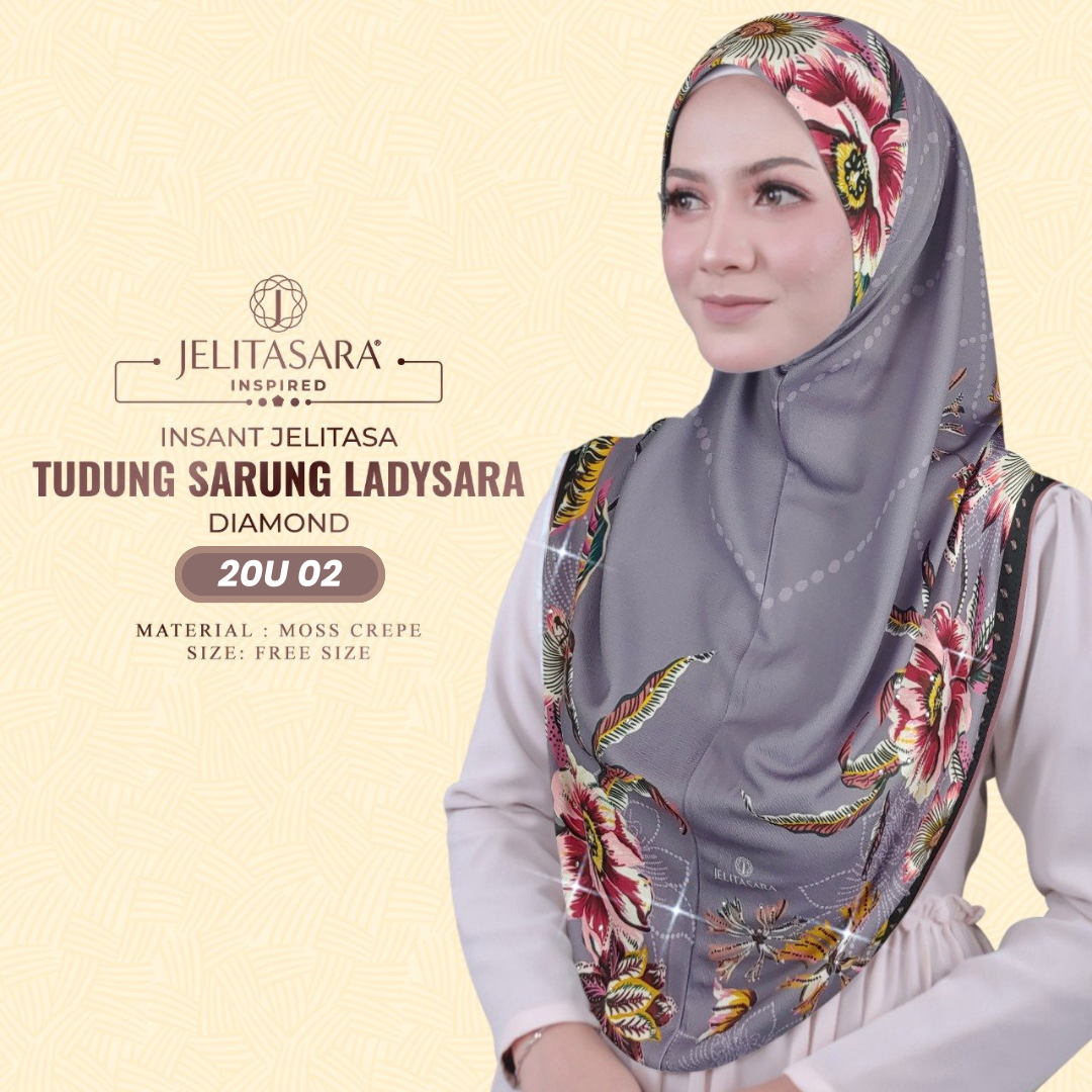 Jelitasara Hijab Inspired Instant Sarung Crepe Collection (20U)