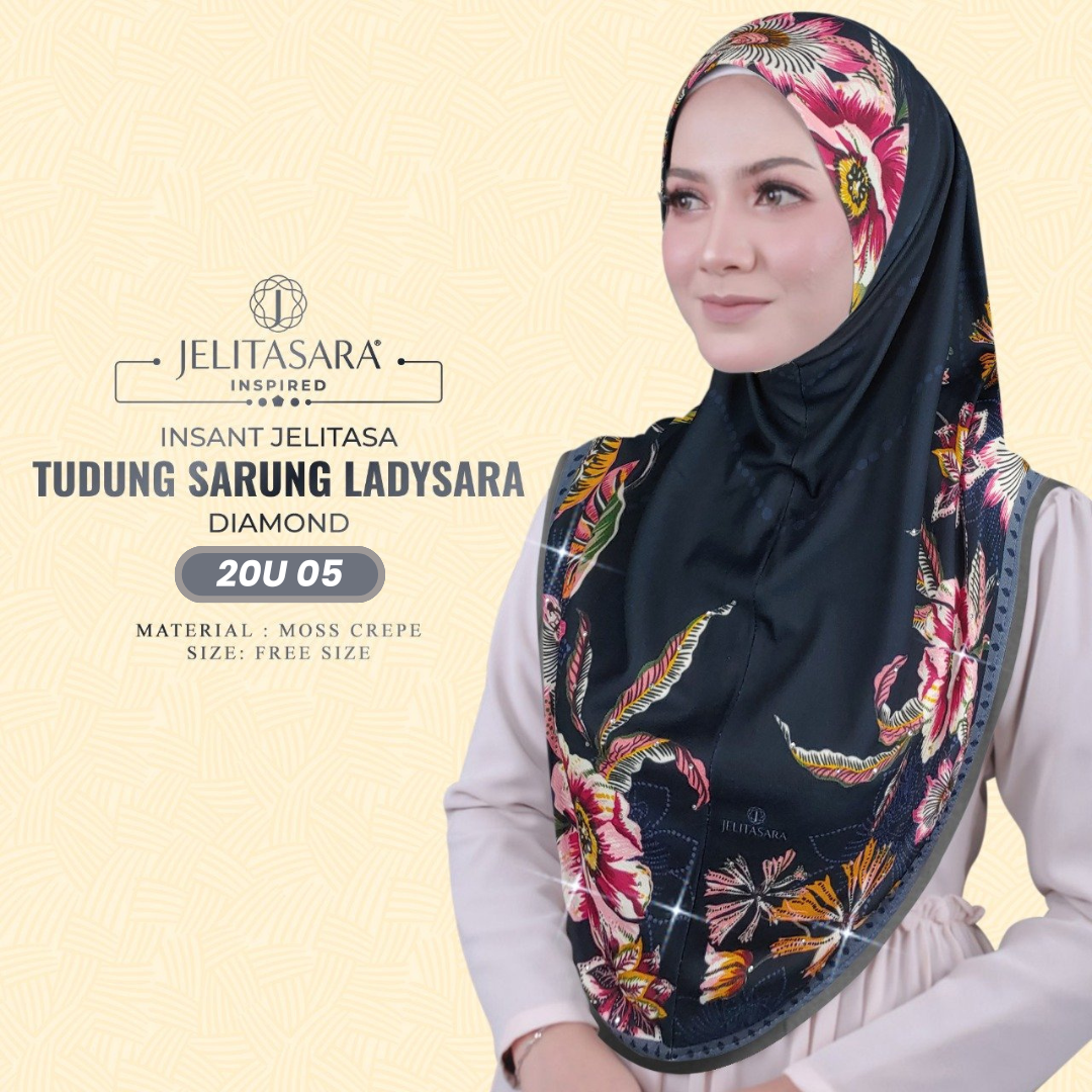 Jelitasara Hijab Inspired Instant Sarung Crepe Collection (20U)