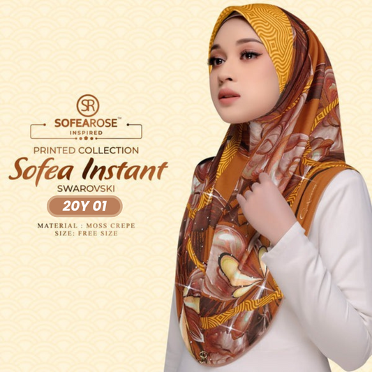 Sofearose Hijab Inspired Instant Sarung Crepe Collection (20Y)