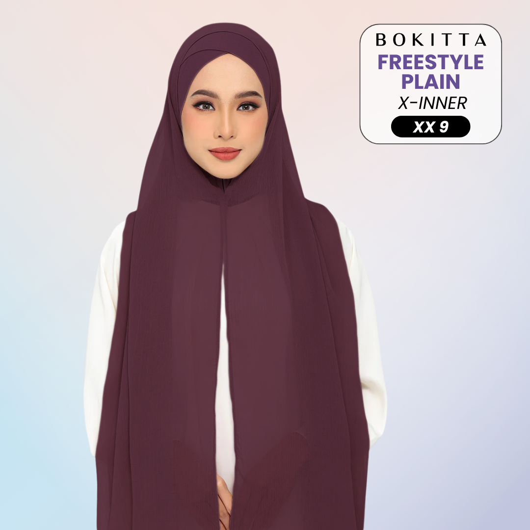 Bokitta Inspired Plain Collection In Purple - Free Box