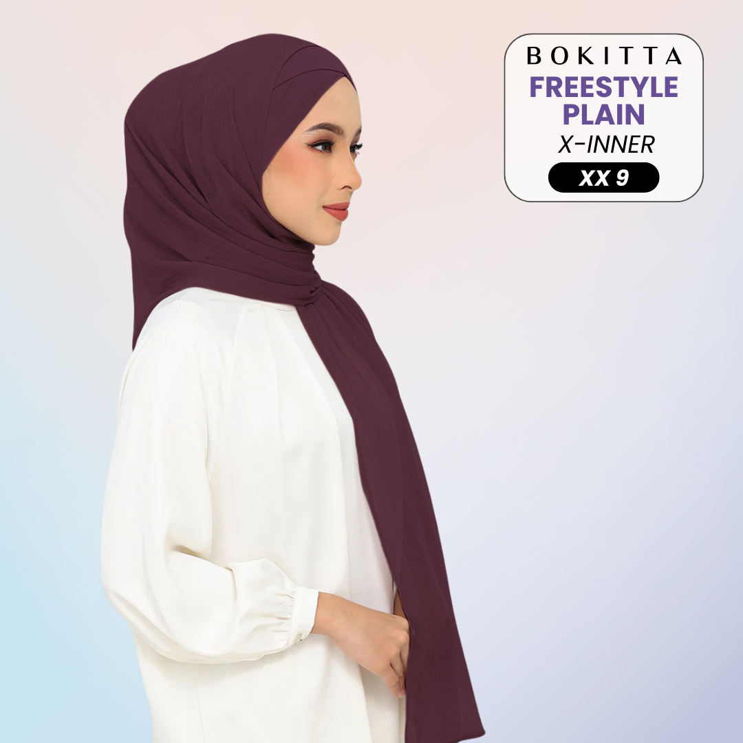 Bokitta Inspired Plain Collection In Purple - Free Box