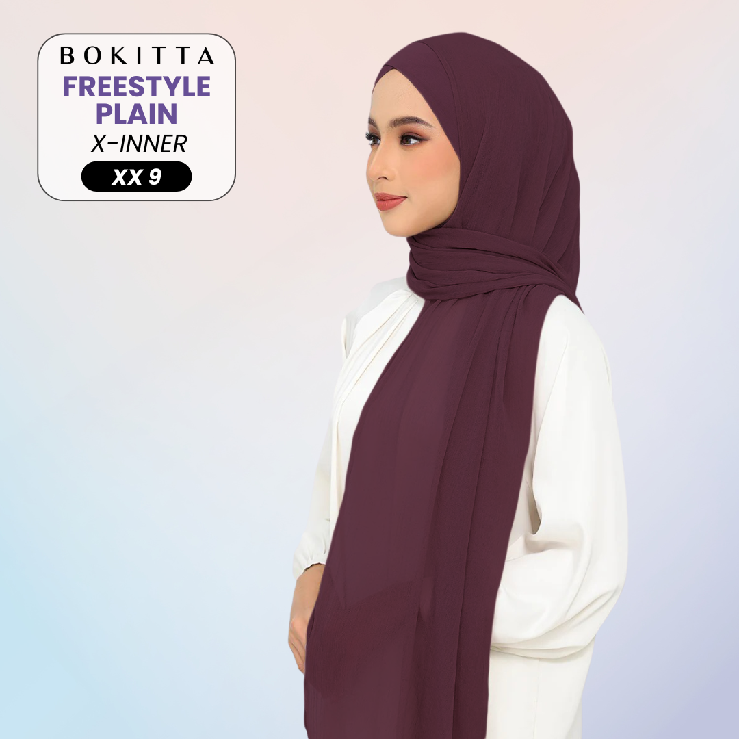 Bokitta Inspired Plain Collection In Purple - Free Box