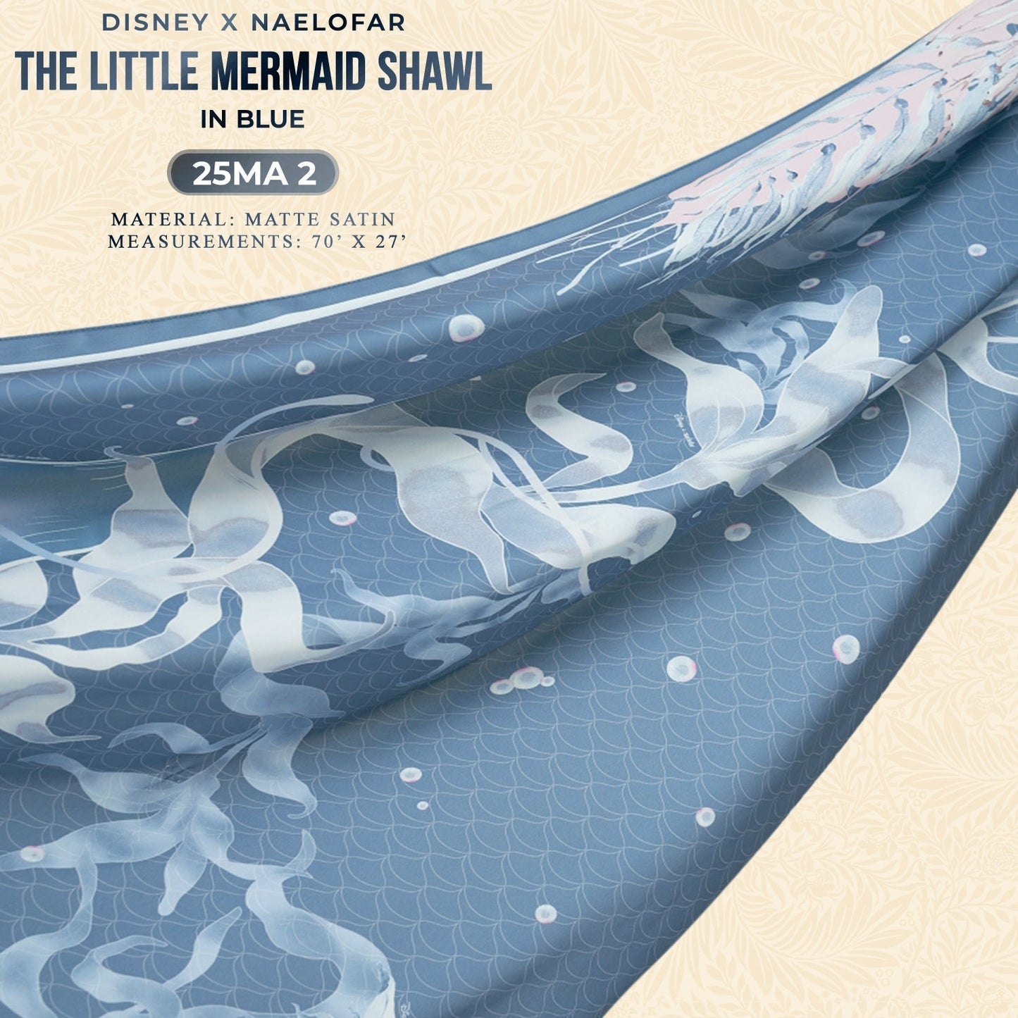 Disney x Naelofar The Little Mermaid Shawl