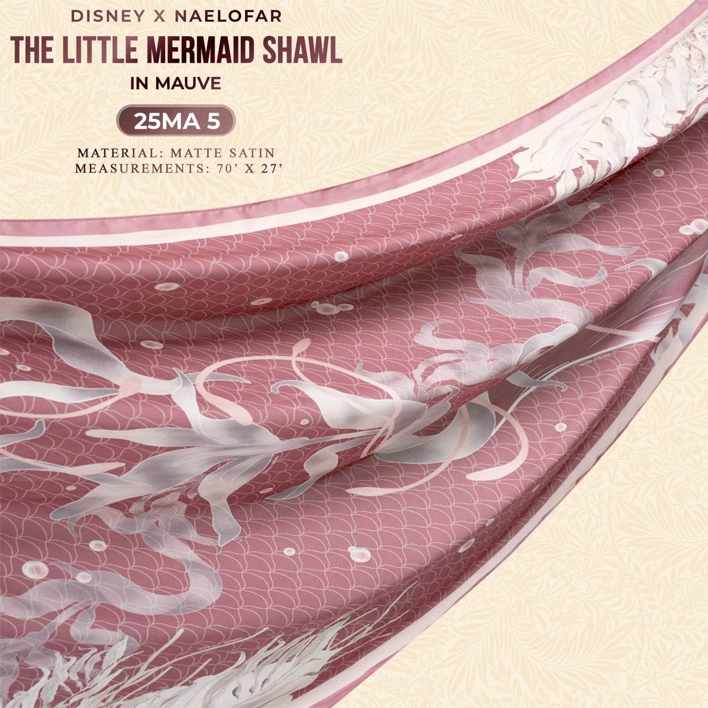 Disney x Naelofar The Little Mermaid Shawl