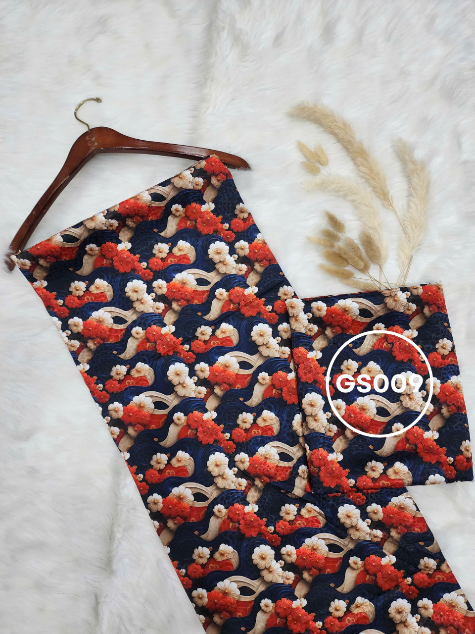 Eternal Rouge Kain Pasang Sutera Dobby 30D - Bidang 60 (GS009)