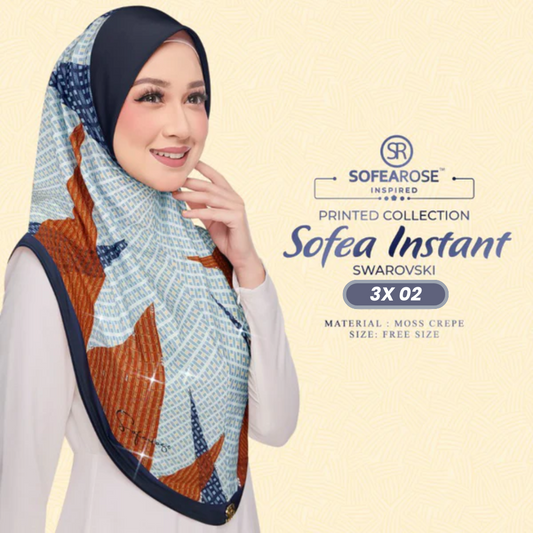 Sofearose Hijab Inspired Instant Sarung Crepe Collection (3X)