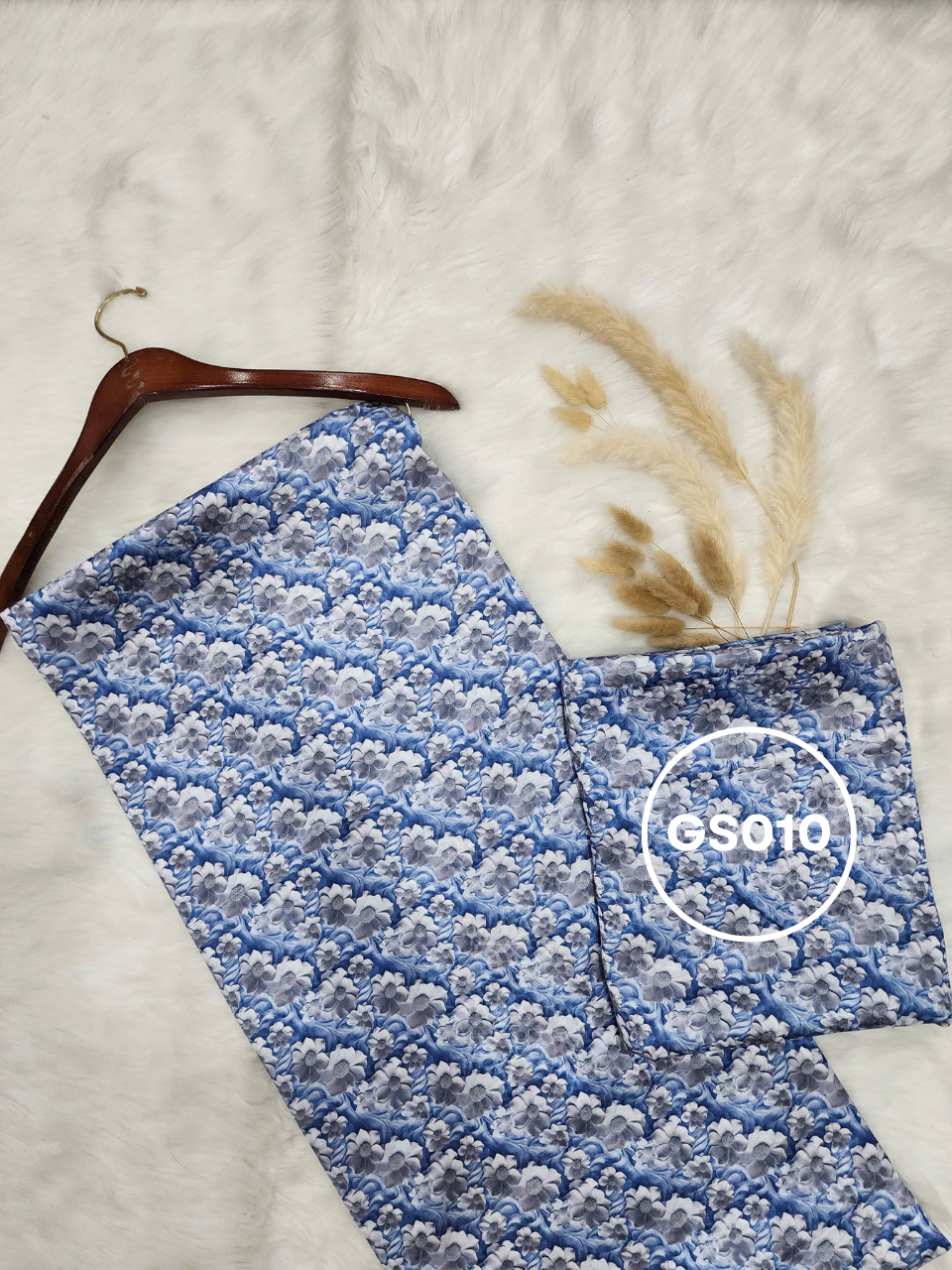 Frosted Bloom Kain Pasang Sutera Dobby 30D - Bidang 60 (GS010)